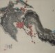 国画梅花红梅《傲雪》-画家安田力作