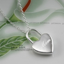 NA668Mom心锁项链 Tiffany/蒂凡尼 饰品批发2011新款 女款