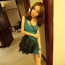 三件包邮 韩版女装春装打底裙工字长款打底衫修身包臀小背心
