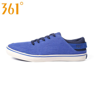  361度男鞋正品低帮帆布休闲鞋板鞋平底系带帆布鞋硫化鞋 7236813