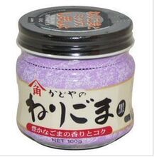 满200包邮 日本原装 无添加 纯天然优质 角屋 纯黑芝麻酱
