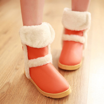 秋冬季厚底厚毛雪地靴子个性设计毛毛靴子平跟靴女靴子多穿女鞋