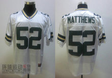 耐克NFL橄榄球服 包装工Green Bay Packers #52Matthews 白色球衣