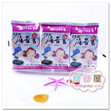 糖糖屋零食/特产食品韩国进口ZEK儿童即食海苔/紫菜15(20)g