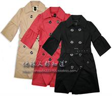 断码清仓 4折 2010新款 专柜正品风衣 货号110136006 专柜价699
