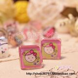 实体货源日韩手绘饰品/可爱卡通亚克力手绘耳钉耳饰独创手绘女孩