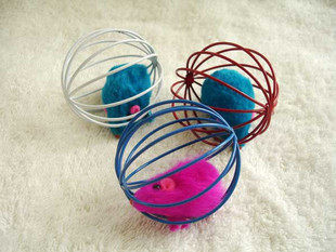Cat toy to amuse a cat toy cage random colors of cells in the rat the rat