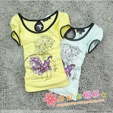 VERO MODA 商场正品 女孩 背后蝴蝶结 短袖T恤(四色入)