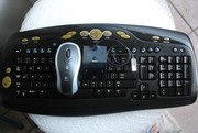 罗技无线键鼠套装无线键盘，+罗技lx7鼠标+u盘双通接收器