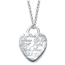 925 Día de San Valentín Tiffany * marca Tiffany palabra mágica collar del corazón [* 925 *]