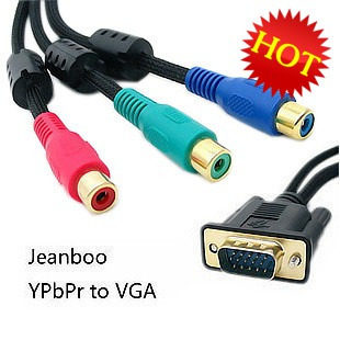 游戏机投影机玩家必备 京宝色差转vga转接线 改进型转接头产品