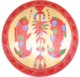双鱼报喜 云南木刻板画