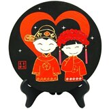 特价/全国包快递/炭雕<喜结良缘>金福碳雕/结婚礼物/新婚礼品