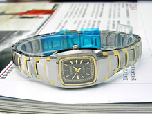 Zafiro delgado Watch [56790] verdadera oportunidad para forzar a los modelos femeninos de moda reloj reloj de acero de tungsteno