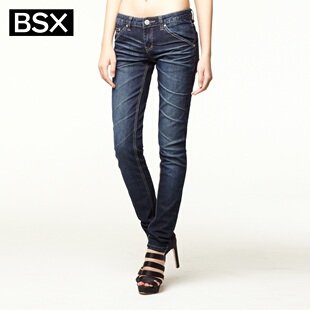 Giordano BSX pants ladies ' fashion in summer 2012 new complex carved a narrow tidal cattle 04411004