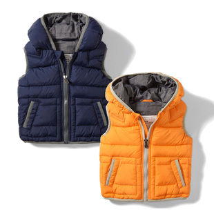  特价！ra外贸童装儿童马甲男童女童棉背心za中大童宝宝休闲马夹