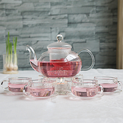 玻璃茶具套装透明普洱功夫整套花草茶具泡花茶壶过滤加厚茶杯