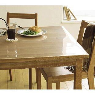 Waterproof and soft glass cloth in hot PVC transparent tablecloth Crystal version can be cropped 1.2mm 82cm