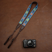 cam-in 绣花复古单反相机背带 微单摄影肩带 适用于索尼富士徕卡