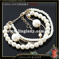 LINGLADY童话饰界  珍珠的梦想多层手链 实物拍摄
