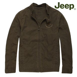  秋冬新款 JEEP/吉普 休闲加厚宽松型大码立领棉质夹克 JW09WJ005