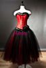 红色新娘礼服束腰宫廷马甲塑身收腹复古钢骨美体塑身corset束身衣