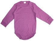 乐天baby*外贸l0-3个月新生儿紫色，全棉长袖三角哈衣包(哈衣包)屁衣连体衣