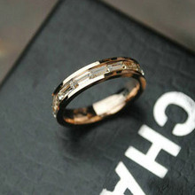De tiro del mundo real hermoso diseño de joyas de círculo completo de circonio Dan Jingdian gran anillo