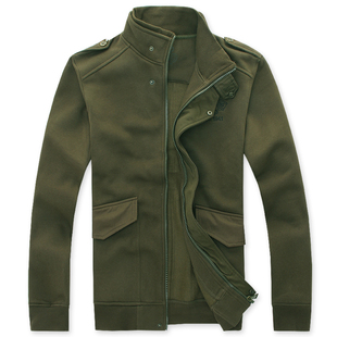  潮男装新款立领开衫卫衣 时尚休闲春秋外套 春装大码宽松上衣