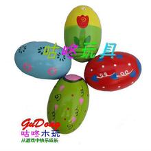 奥尔夫乐器 彩色鸡蛋沙球 木蛋0.04gd579