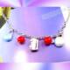 彩虹坊韩剧明星热推超可爱粉釉恋爱巴士项链