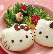 三明治Hello kitty 凯蒂猫 DIY模具/饭团寿司模 土司面包制作器
