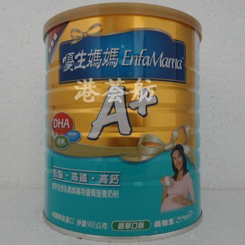 【2皇冠】台湾版美赞臣【美强生】优生A+孕妇妈妈奶粉900克