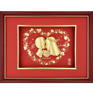  【周年庆】婚庆娃娃新婚礼物 朋友情侣生日礼品 高档结婚创意摆件