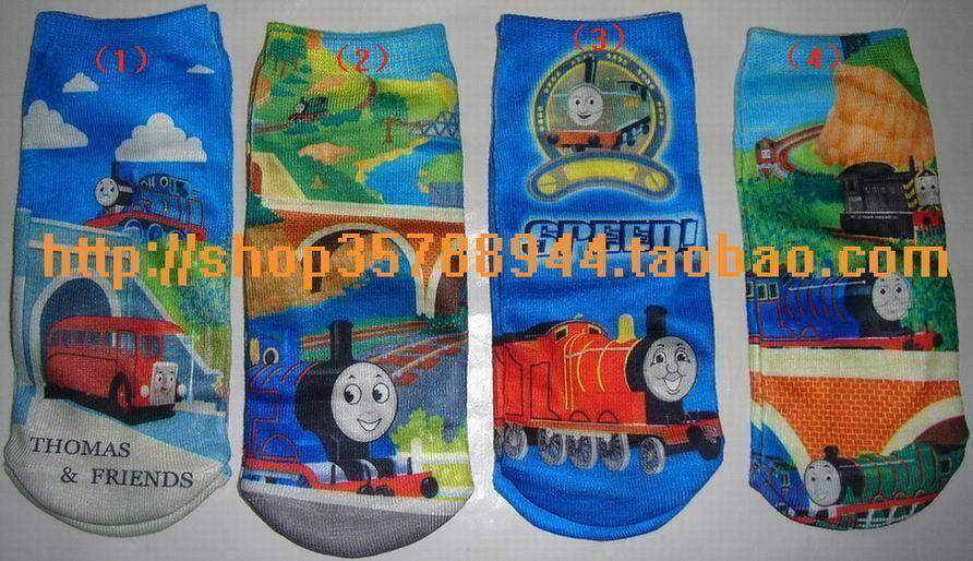 THOMAS/汤姆士/火车头/托马斯直板船形袜