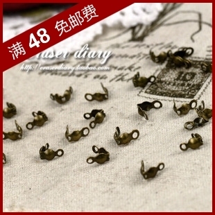  DIY饰品材料配件 7mm 古铜色 包扣（一元50个）