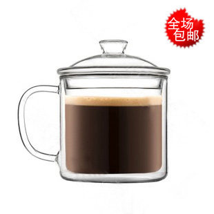 北商vatiri正品 纯真年代双层玻璃杯 复古大茶缸 个性水杯