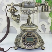 欧式田园电话机仿古复古时尚创意来电显示座机家用电话机