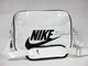 Nike耐克 经典个性多色大LOGO版单肩包 白色