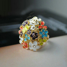 Anillo flor que se abre nueva cosecha 2011 de Europa y América fragantes flores pequeñas anillo anillo de belleza femenina