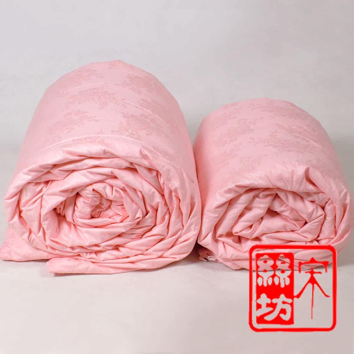宋丝坊*极品贡缎大提花桑蚕丝被*子母被*丝净重2+4斤*冬被子/芯