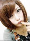KOMI演绎最新款可爱BOBO头假发 短发