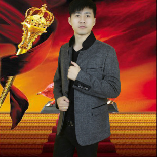  西服 男 单西服 羊毛便西 西服男装 男士西服修身 羊毛西服男外套