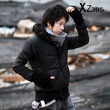 305 09韩国最新经典型 时尚必备帅气立领男女通款修身棉衣 Y03