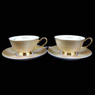 正品 骨瓷 欧式 英式 咖啡杯 茶具 两杯两碟 套装 生日商务礼品