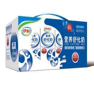  250ml*12包伊利乳铁蛋白舒化奶纯牛奶 (武汉满百包邮)