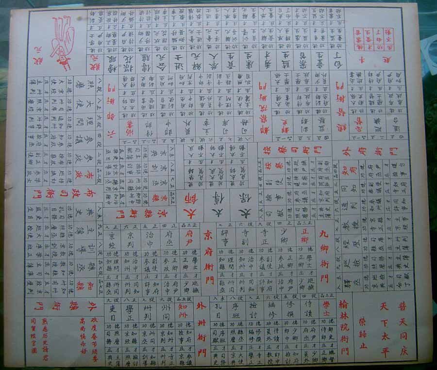实体店～保证老货～古代游戏珍品～升官图