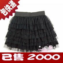 2011秋冬裙子女短裙 纱裙打底裙蛋糕裙蓬蓬裙 冬季裙蕾丝裙半身裙