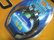 Choseal/秋叶原Q-584高档HDMI线小米盒子高清线5米避震网磁环