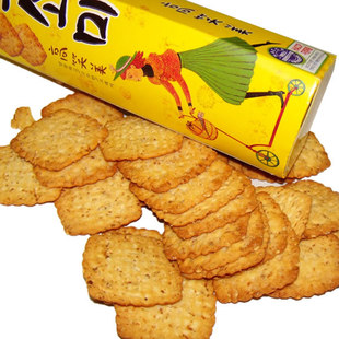  进口食品 好丽友高笑美韩国饼干 80g 特价零食 韩国特产 低价促销